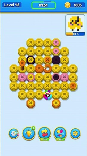 Nut n Bolt Color Sorting Game | Level 48