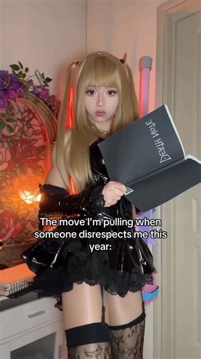 Projectmoshii on Instagram: "full first and last name in my death note in an instant 🙏🏻 . . . . . . . . . . #misaamane #deathnote #cosplay #cosplayer #misaamanecosplay"