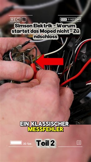 Simson Elektrik - Warum startet das Moped nicht - Zündschloss__Teil2#2radgeber #simson