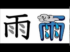 雨 小学1年生漢字