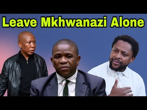 Dr Mbuyiseni defends General Mkhwanazi against Julius Malema attacks.