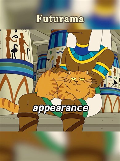 The pyramids were actually built by cats #fyp #futurama #cartoon #usa