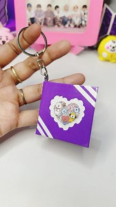 11K views · 6.1K reactions | Diy Bts Keychain #diy #bts #btscraft #craftideas #btscraft #keychains #btsdiy #papercraft #trending #viral #reels #video | Vamp Art And Craft | Facebook