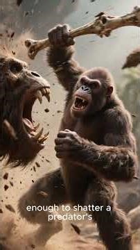 The Human Ancestor With Super Strength 4K #prehistorichumans #humanevolution #ancienthumans #extinct