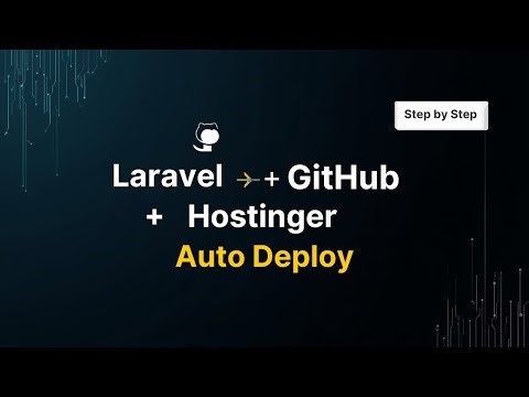 Laravel Project → GitHub → Hostinger | Direct Live Update Kaise Kare 🚀