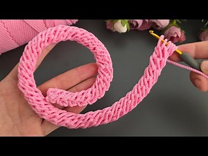 You Won't Believe How EASY This Crochet Cable Stitch Is! (Beginner-Friendly)