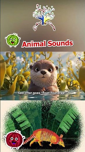 Fun Water Animal Song for Kids! Duck Goose Platypus Sea Otter Frog 🦆🐸