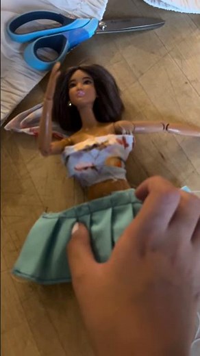 CREATE an AESTHETIC cute DOLL SKIRT! 🎀 😍 #dolls #shorts #viral #aesthetic #cute #clothing #fashion