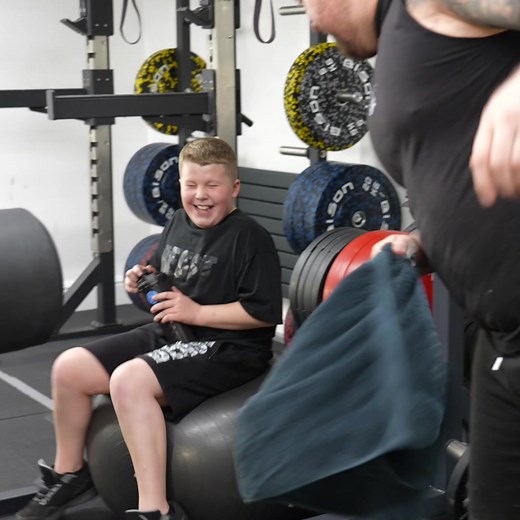 Father and Son Towel Slapping War | Eddie Hall