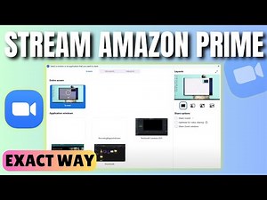 How to Stream Amazon Prime on Zoom