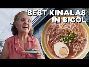 THE BEST KINALAS IN BICOL | IS THIS FILIPINO RAMEN?