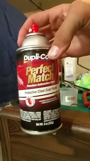 Duplicolor perfect match clear coat