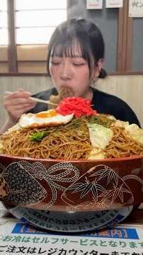 [Big Eater] Giant Yakisoba Challenge Menu Continues to Fail Crushingly [Mayoi Ebihara]