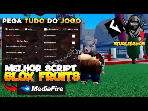 SAIU AGORA!!💥 NOVO SCRIPT BLOX FRUITS PARA CELULAR NOVAS FUNÇÕES AUTO FARM - (MOBILE e PC)