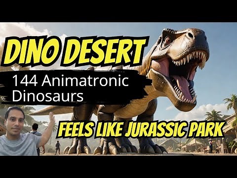 DINO DESERT - MALAYSIA's MOST EPIC Dinosaur Attraction Revealed! Kids & Family Attraction!