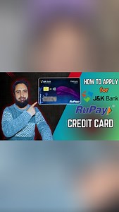 How to Apply for J&K Bank RuPay Credit Card | Step-by-Step Guide 🔥 | Suhail Farooq