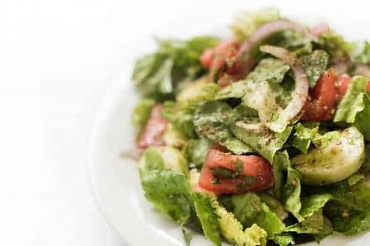 8K views · 121 reactions | Loving my Lebanese recipes? This Middle Eastern Syrian Salad contains all of my favorite ingredients: lemon juice, garlic, and olive oil. 龍 https://thelemonbowl.com/syrian-salad/ Don't forget to pin this salad recipe for later! | The Lemon Bowl | Facebook