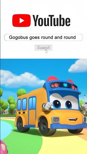 🚌 Wheels On The GoGoBus #shorts #gogobus #nurseryrhymes