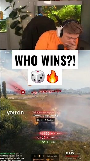 🔥 Iyouxin vs QuickyBaby's Clan Player! #wot