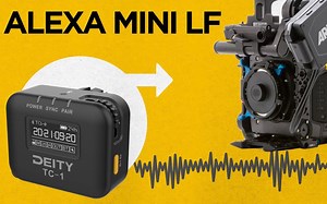 Timecode on ALEXA Mini LF | Deity TC-1   Mini LF