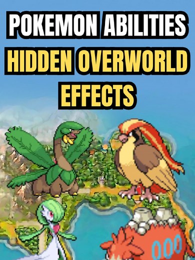HIDDEN Overworld Effects of Pokemon Abilities Out of the hundreds of Pokémon abilities Game Freak has created, there are about 35 that secretly manipulate the overworld behind your back. Let's look at the hidden math and learn how to hack your Pokémon playthrough. By exploiting hidden ability multipliers, you can cut your grind time in half and force the game to give you exactly what you want. These are the Overworld Cheat Codes. 👇 The