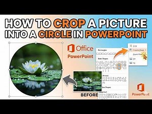 How to Crop a Picture into a Circle in PowerPoint Fast & Easy!