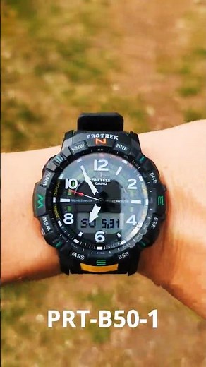 Want to see how a Casio Pro Trek compass works? PRT-B50