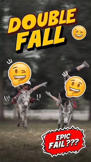 WHEN FAILS STRIKE HARD 🤣 | Donkey & Crazy Bike Fails Compilation | #shorts