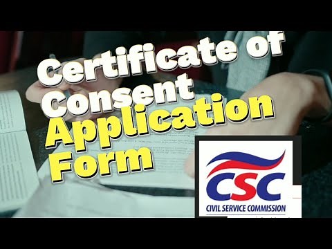 Paano mag download at mag fill-up ng CSC Application Form and Certificate of Consent /CSCexam
