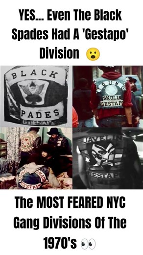 1970’s NYC “GESTAPO” Divisions HISTORY 😳 Black Spades, Young Skulls, Savage Nomads & Javelins! #nyc