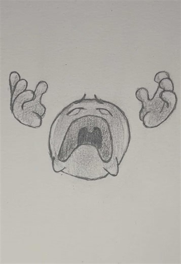 How to draw Screaming Emoji 🙏🔥 #drawing #artist #meme #sticker #photo #tutorial #blowup