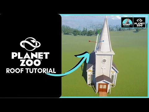 Planet Zoo Roof Tutorial - Building Custom, Circular and Complete Guide