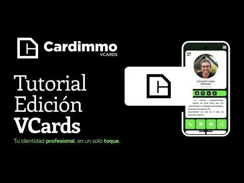 Tutorial Vcards