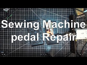Repair of a YC-482E Sewing machine pedal