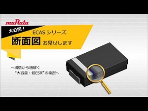 大公開！ECASシリーズ 断面図お見せします ～構造から紐解く”大容量・低ESR”の秘密～