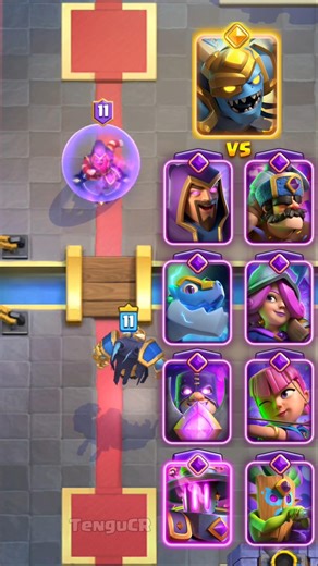 Mega Minion Hero vs Evolutions #clashroyale 🦅⚡