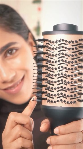 Veebha Anand on Instagram: "Hair really does make or break the look — and last-minute styling? Always stressful 😮‍💨 That’s why I’m obsessed with this one tool that styles and dries at the same time. My go-to lately: AGARO Volumizer Hair Dryer 💁‍♀️ • 1200W salon-style power for quick, gentle drying • Oval barrel for instant volume • 3 heat + 2 speed settings for total control • Ceramic tourmaline + ionic tech to reduce frizz • Smart auto cut-off for overheat protection Fast, easy, everyday hai