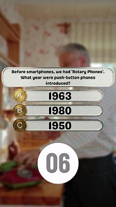 What year were push-button phones introduced? 🇺🇸 #QuizTime #quiz #usa #UnitedStates #usareels | RapidRecall US