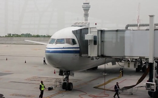 【飞行体验】中国国际航空B767 上海-北京AIR China, Shanghai to Beijing, B 767