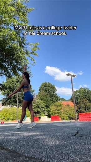 show up everyday!! tired, excited, early, late, it doesn’t matter!! #batontwirling #clemson #featuretwirler #gameday #twirler