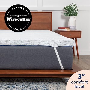 Viscosoft Select High Density Mattress Topper - Queen Size - 3 Inch - High Density, Breathable Memory Foam