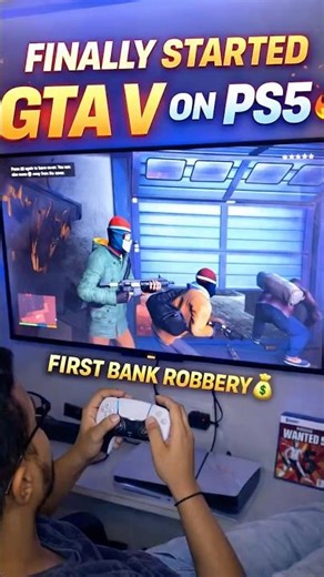 Finally Started GTA V on PS5 🔥 | First Bank Robbery Mission