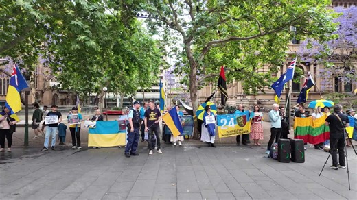 Stand with Ukraine rally, Sydney, Australia