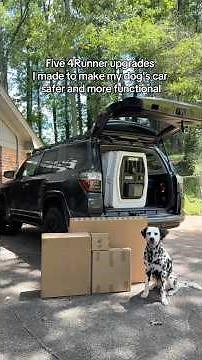 Five 4Runner upgrades to make my dogs car safer & more functional!