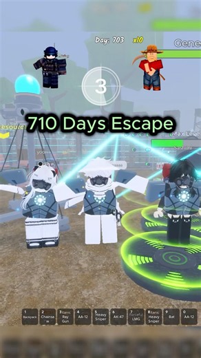 Surviving 710 Days 😳🔥Roblox Survive The Apocalypse #survivetheapocalypse #roblox