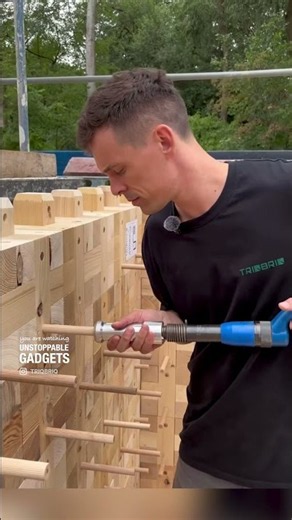 These building blocks are made from wood that nobody wanted
