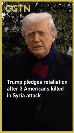 Trump pledges retaliation after 3 Americans killed in Syria attack