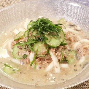 レンジで簡単！ 冷汁うどんのレシピ動画・作り方 | デリッシュキッチン