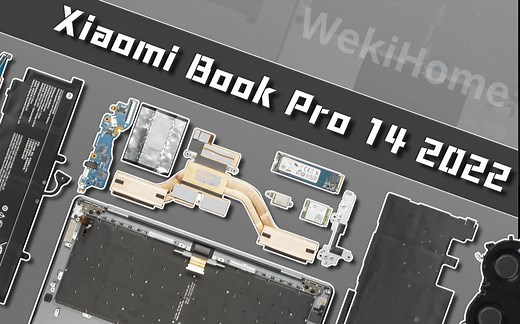 【享拆】Xiaomi Book Pro 14 2022 拆解：定位很明确，就是商务轻薄！