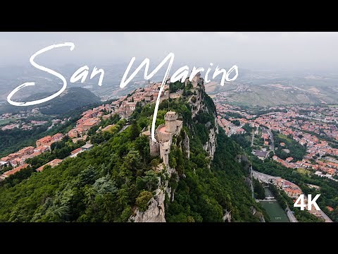 San Marino in 4K 🇸🇲 - Scenic Drone Film